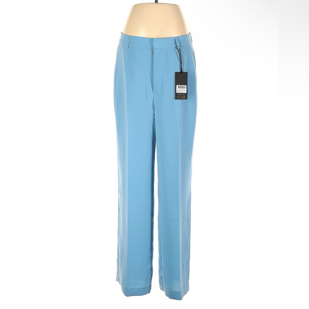 Scotch and Soda NWT Edie Tailored Wide Leg Trouser in Baby Blue - Size 10